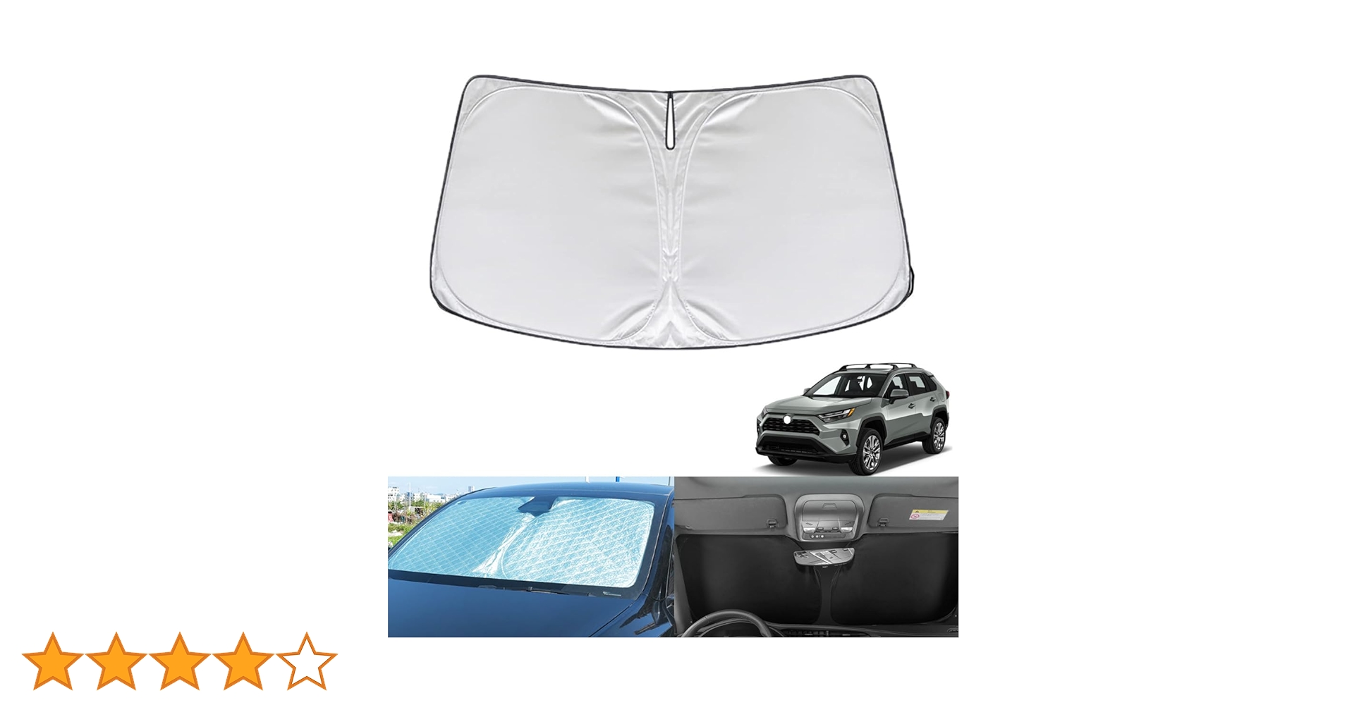 リカ　サンシェード　４枚 Amazon.co.jp: xigua パープル 無地 カーフロントガラス